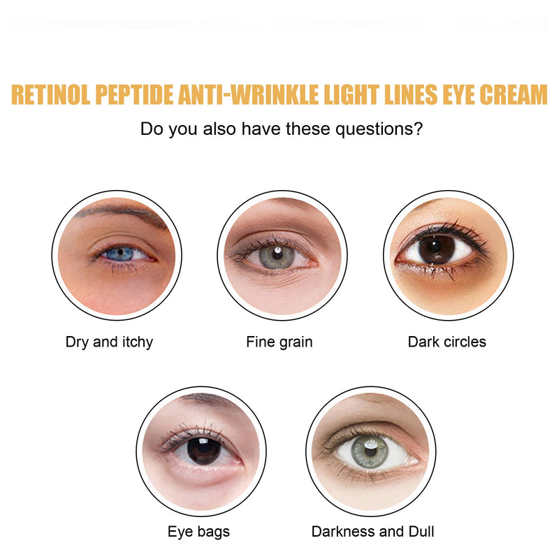 Retinol Polypeptide Repair Eye Cream Firming And Fading Fine Lines Repair Anti-Aging Eye Cream