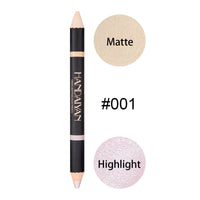 HANDAIYAN Double Head Eyebrow Dual Purpose Pen Eyebrow Bone Raised Bright Bottom High Gloss Face Brightening Concealer Pen