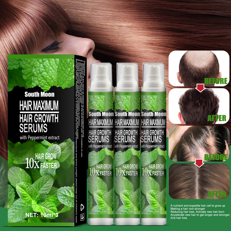 Hair Growth Serums, Hair Anti-Drop Liquid Hairline Thick Hair Herbal Essential Oil