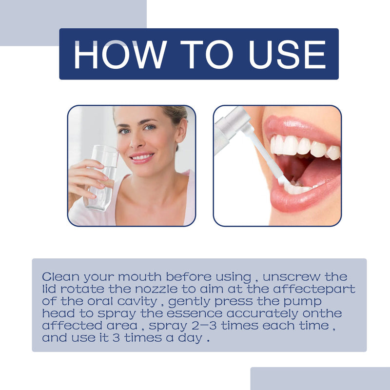 Oral Care Spray Pamper Teeth Soothe Teeth Discomfort Gentle Care Oral Spray
