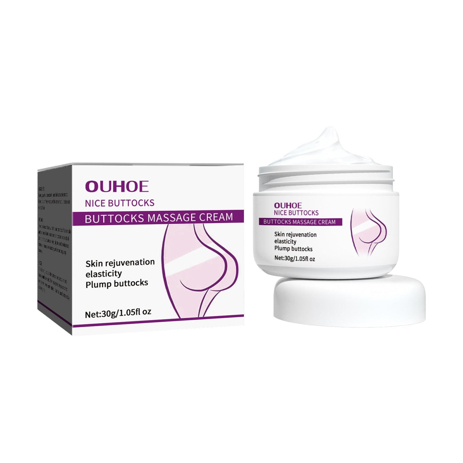 Buttocks Massage Cream, Butt Massage Treatment Firming And Toning Up Buttocks And Slimming Up Hips Cream
