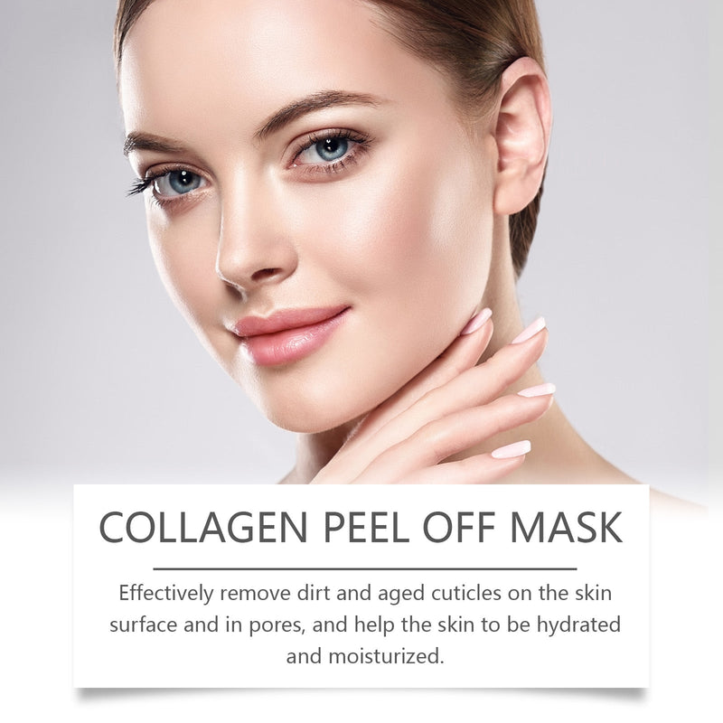 Ouhoe Collagen Peel & Tear Mask Gentle Pore-Cleansing Facial Oil Control Hydrating Mask