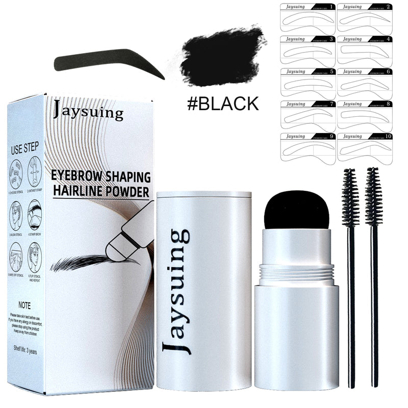 Eyebrow Print Set, Embellishing Hairline Eyebrow Contour Shadow Portable Eyebrow Powder