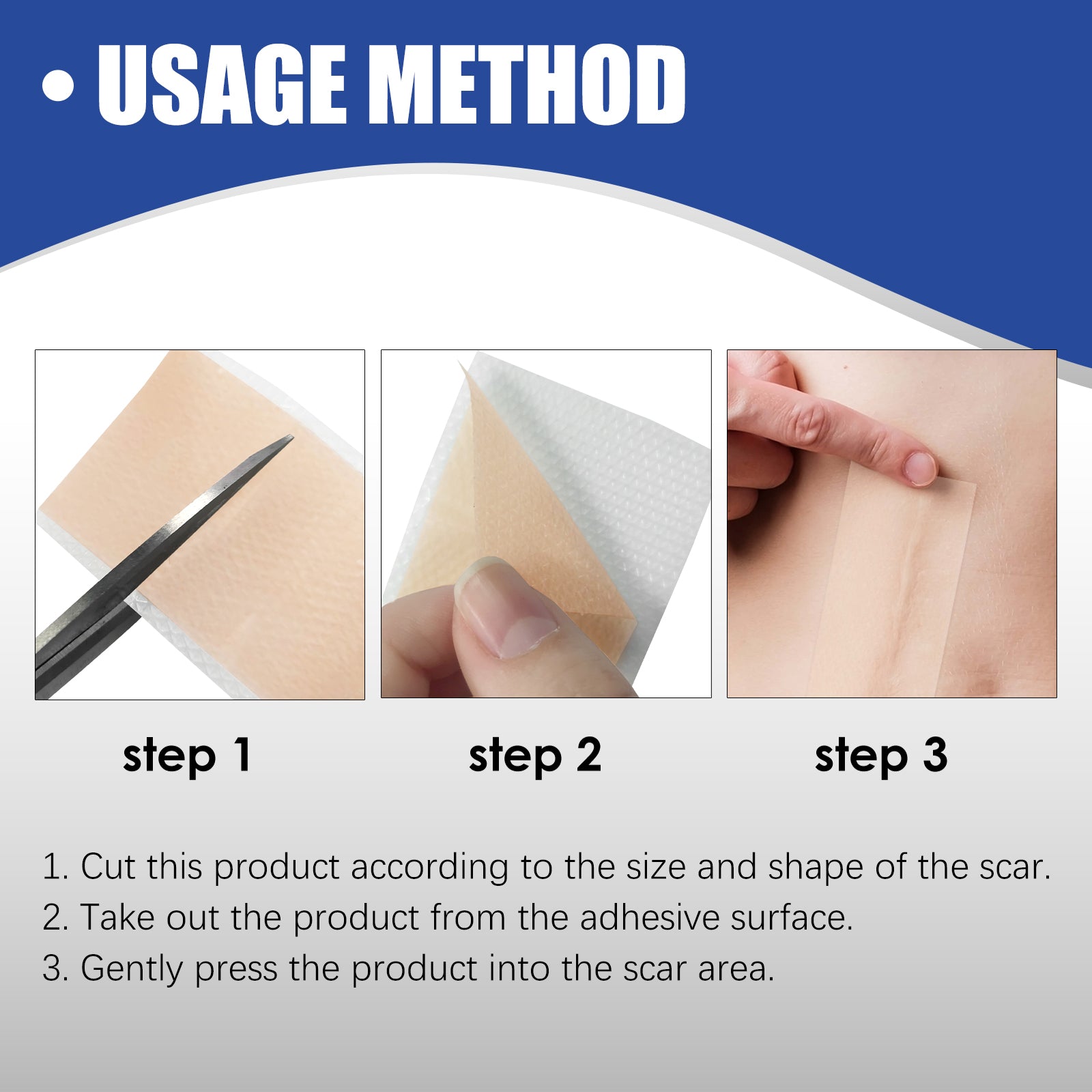 Scar Care Silicone Tape Skin Wound Scar Care Smooth Skin Body Care Patch