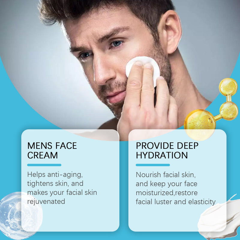 Men's Retinol Cream, Men's Moisturizing And Nourishing Facial Skin Moisturizing And Rejuvenating Skin Care Cream