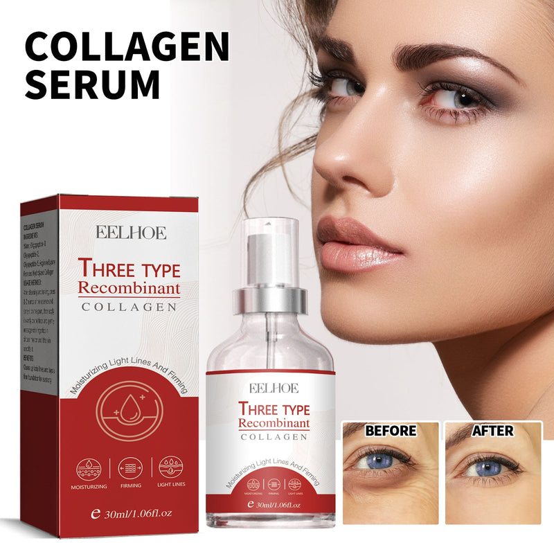 Collagen Serum, Fade Facial Fine Lines, Firming Skin Deep Moisturizing And Hydrating Essence