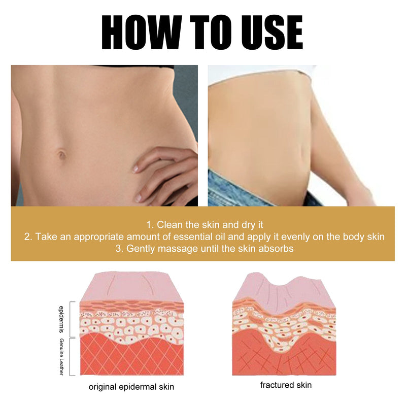 OUHOE Firming Collagen Oil, Shows The Curves Of The Body, Firming Shaping And Slimming Body Essential Oil