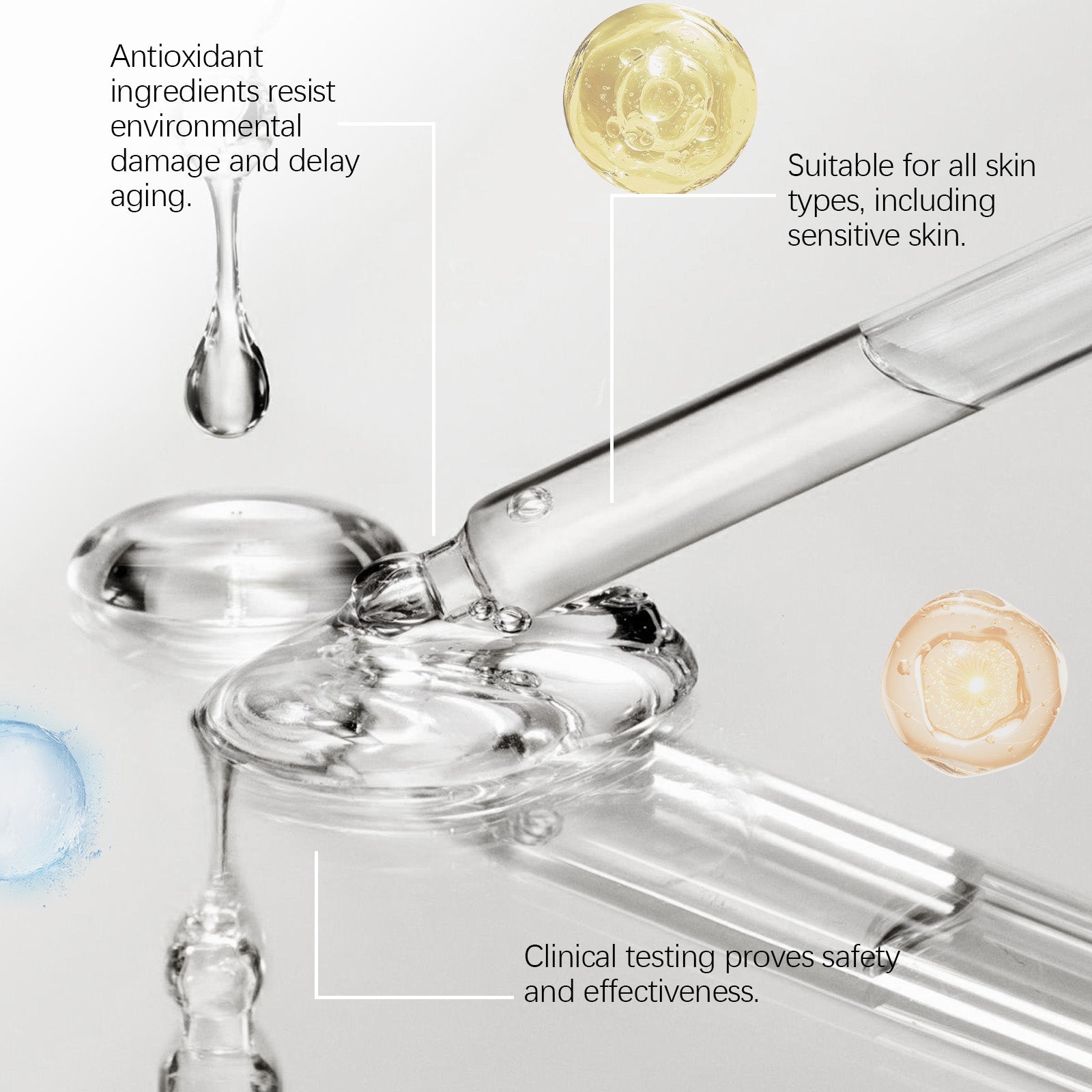 Ouhoe Facial Anti-Wrinkle Serum, Facial Anti-Wrinkle Moisturizing And Hydrating Facial Fine Lines And Plump Skin Essence