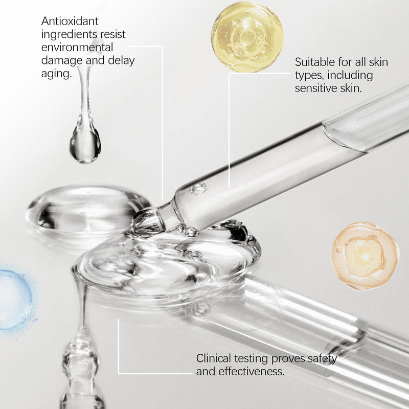 Ouhoe Facial Anti-Wrinkle Serum, Facial Anti-Wrinkle Moisturizing And Hydrating Facial Fine Lines And Plump Skin Essence