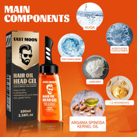 Men's Hair Wax Comb Retro Oily Head Big Back Hair Shape Moisturizing And Long-Lasting Comb One Comb To Set The Shape