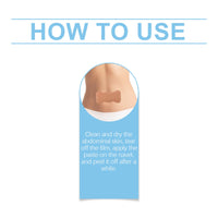 Houkea Belly Firming Patch Mild Formula Light Body Skin Firming Body Care Belly Patch