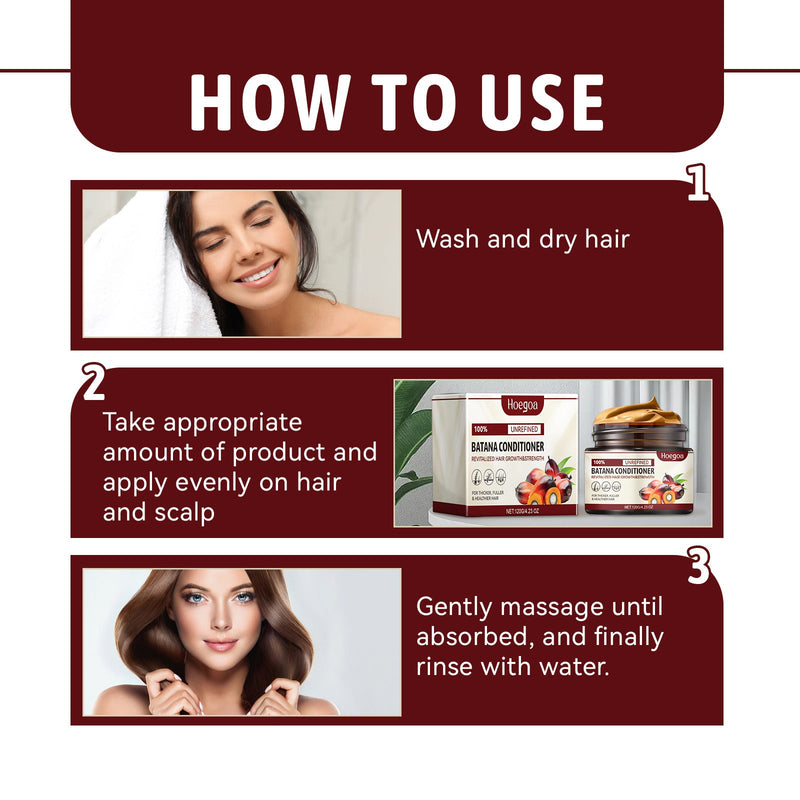 Batana Conditioner, Keratin Conditioner, Soft, Active, Fluffy, Repair, Dry, Volumizing Conditioner
