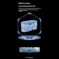 Shaping waist support belt waist massager massage belt EMS pulse hot compress vibration waist