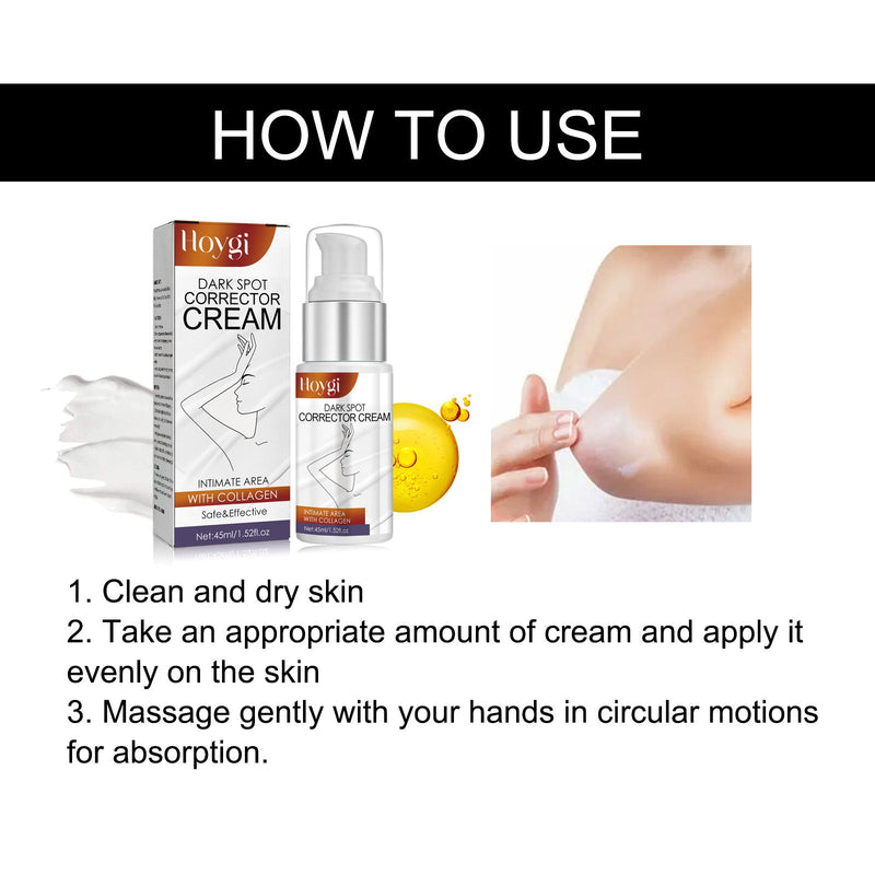 Dark Spot Corrector Cream, Hydrating Repair Dark Joints Black Whitening Brightening Body Cream
