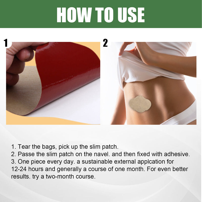 EELHOE Wormwood Slimmed Belly Button Sticker, Slimming Firming and Shaping Belly Patch