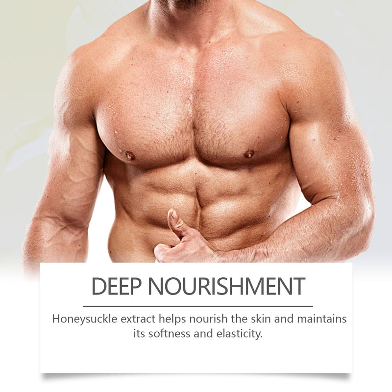 Ximonth Men's Breast Care Cream Daily Moisturizing And Moisturizing Men's Chest Massage Treatment Cream