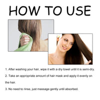 EELHOE Leavehin Repair Hair Mask, Repair Dry And Frizzy Hair Smooth Smooth Anti-Loss Hair Care Hair Mask