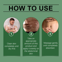 Muscle Care Cream Men's Fitness Exercise Line Muscle Toning Body Massage Treatment