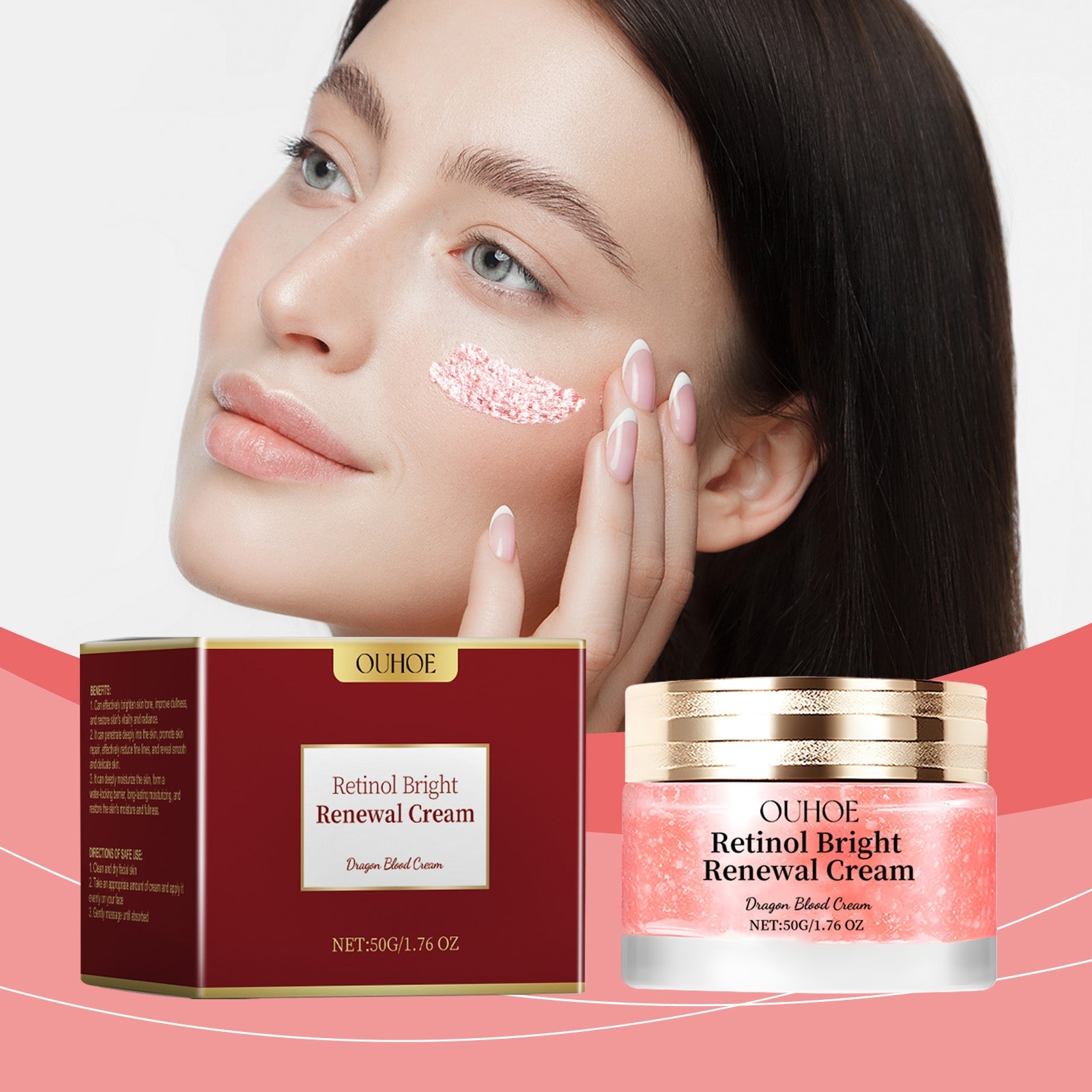 Rose Hip Anti-Wrinkle Cream Moisturizing, Brightening, Reducing Fine Lines, Firming, Smoothing And Nourishing Facial Skin Cream