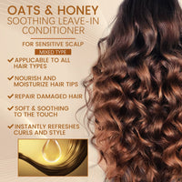 Oat And Honey Leave-In Conditioner, Improve Frizz, Moisturize And Repair Hair, Smooth And Shiny