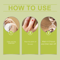 Wart Patch, Skin Label Repair Smooth Skin Gentle Cleanser Wart Corns Care Patch