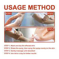 Black Acanthoderma Treatment Spray Cleanses Horny Joints Black Whitening Spray Melanin Repair Underarms