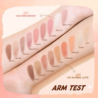 BANXEER Colored Star Shining Beast Nine Color Eye Shadow Disk Lasting Shining Clear Fine Non Flying Powder BM10