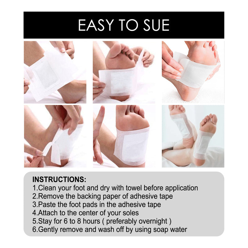 South Moon Cleansing Foot Patches (30pcs) Deeply Cleanse The Body, Provide Foot Care, Moisturize, Slim, Repair And Shape Foot Patches