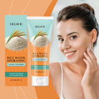 EELHOE Rice Cleanser Gently Cleanses Facial Skin And Moisturizes Soothing And Refreshing Facial Cleanser