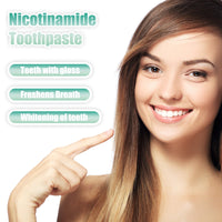 Nicotinamide Toothpaste, Whitening Teeth Clean Tartar Yellow Teeth Fresh Breath Care For Oral Toothpaste