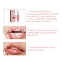 Exfoliates Dead Skin Bubble Lip Mask, Lightening Lip Lines Softening Horny Skin Moisturizing And Preventing Dry Cracking Lip Mask