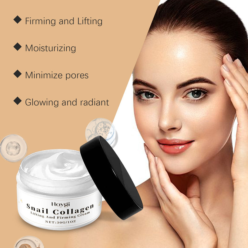 Hoygi Snail Collagen Firming Cream Moisturizing And Moisturizing Skin Care And Brightening Collagen Firming Cream