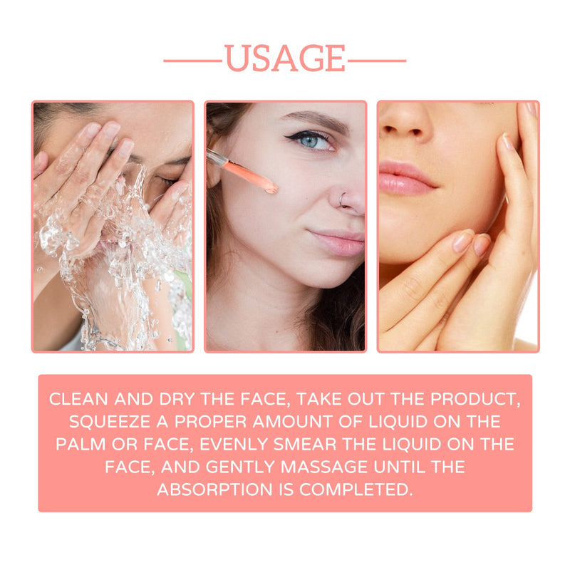 5 in 1 Face Serum, Moisturizes Skin Firming Lightening Acne Spots Beautiful Skin Serum