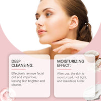 West&Month Rice Cleanser, Moisturizing And Cleansing Face, Clean, Refreshing And Non-Greasy, Brightening Complexion