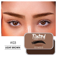 O.TWO.O Eyebrow Soap Wax With Trimmer Fluffy Feathery Eyebrows Pomade Gel For Eyebrow Styling Makeup Soap Brow Sculpt Lift