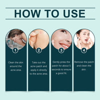 EELHOE Acne Patch Skin Care Set, Facial Daily Gentle Cleansing Care Soothing Nourishing Skin Care Patch