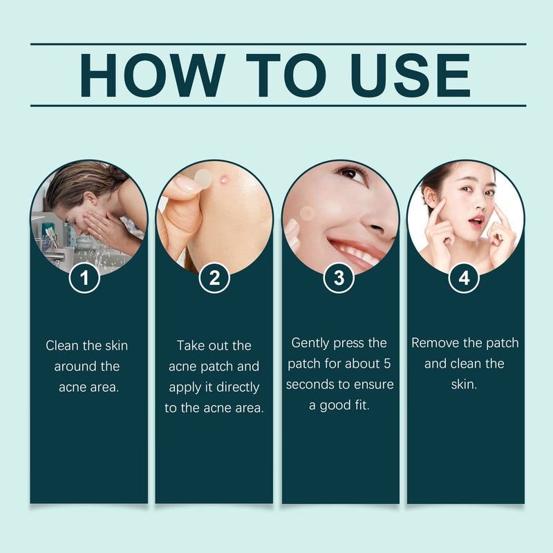 EELHOE Acne Patch Skin Care Set, Facial Daily Gentle Cleansing Care Soothing Nourishing Skin Care Patch