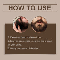 East Moon Facial Hair Treatment For Men Nourishes, Brightens, Delicate Pores, Hydrates And Moisturizes Facial Hair Oil For Men