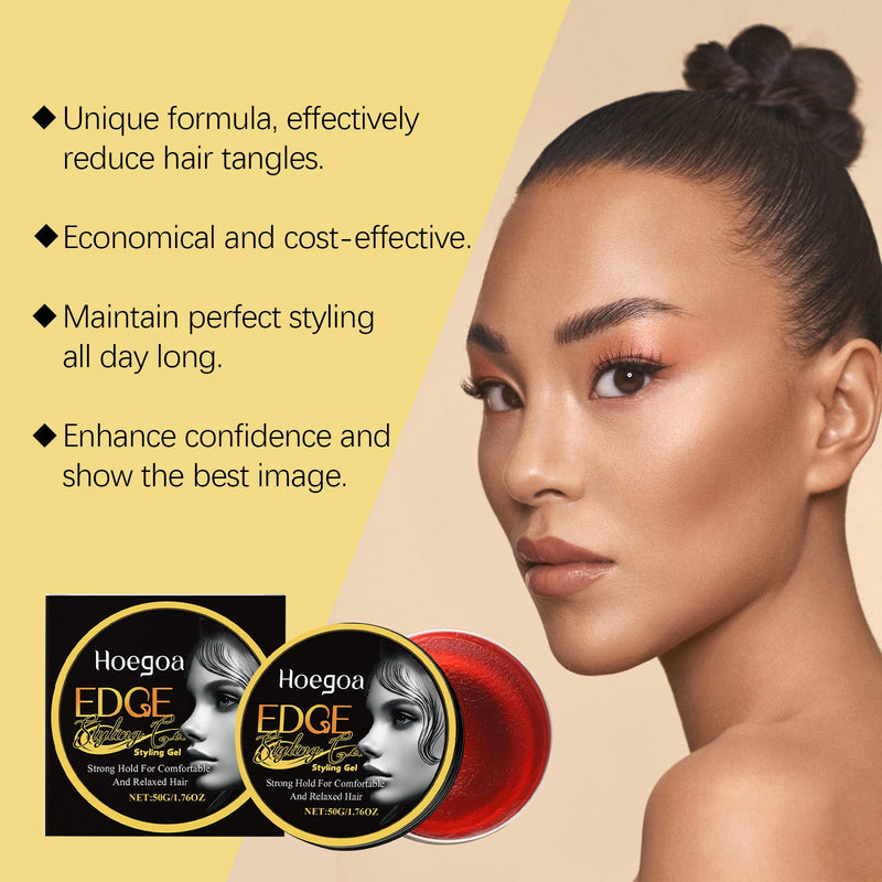 Hoegoa Broken Hair Styling Wax, Broken Hair Lanugo Hair Styling Bangs Hair Styling Hair Finishing Natural Gloss Treatment Wax