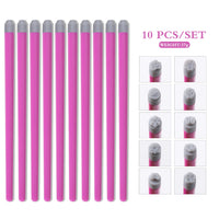 Silicone Head Nail Art Stamping Pen Butterfly Floral DIY Nail Stamp Transfer Tool