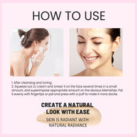 Face Repair Cc Cream Natural Concealer, Water Resistant, Moisturizing And Repairing Brightening Skin