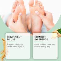 Foot Care Patch, Foot Massage Plant Essence Gentle Foot Care Patch