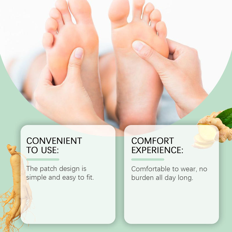 Foot Care Patch, Foot Massage Plant Essence Gentle Foot Care Patch
