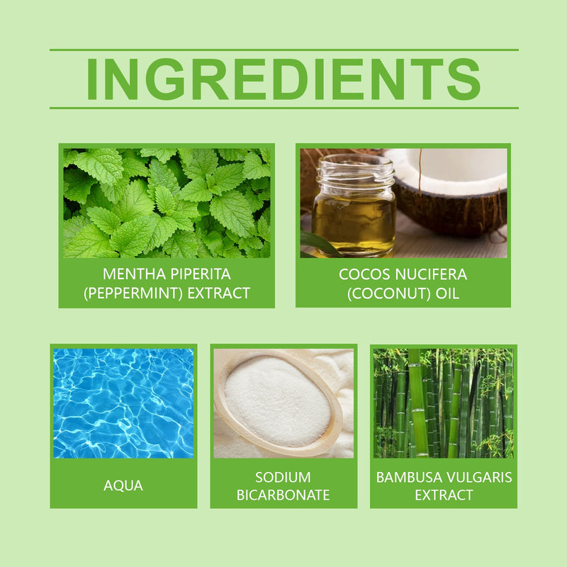 Oralhoe Bamboo Brightening Toothpaste Gently Cleans Teeth Protect Enamel Hygiene Care Improve Yellow Tooth Toothpaste