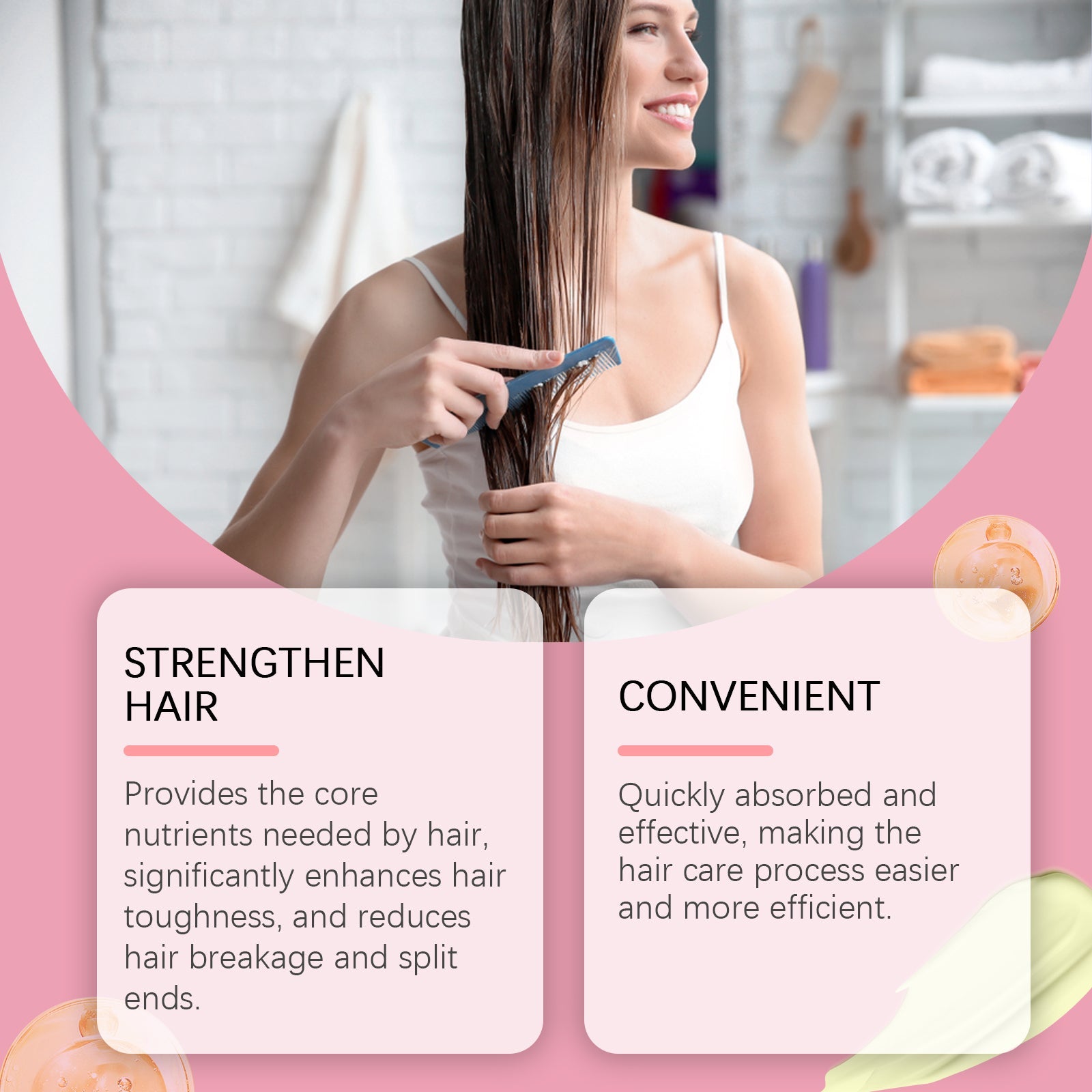 Hoegoa Keratin Hair Mask Restores And Nourishes Dry Hair With A Shiny Keratin Hair Mask