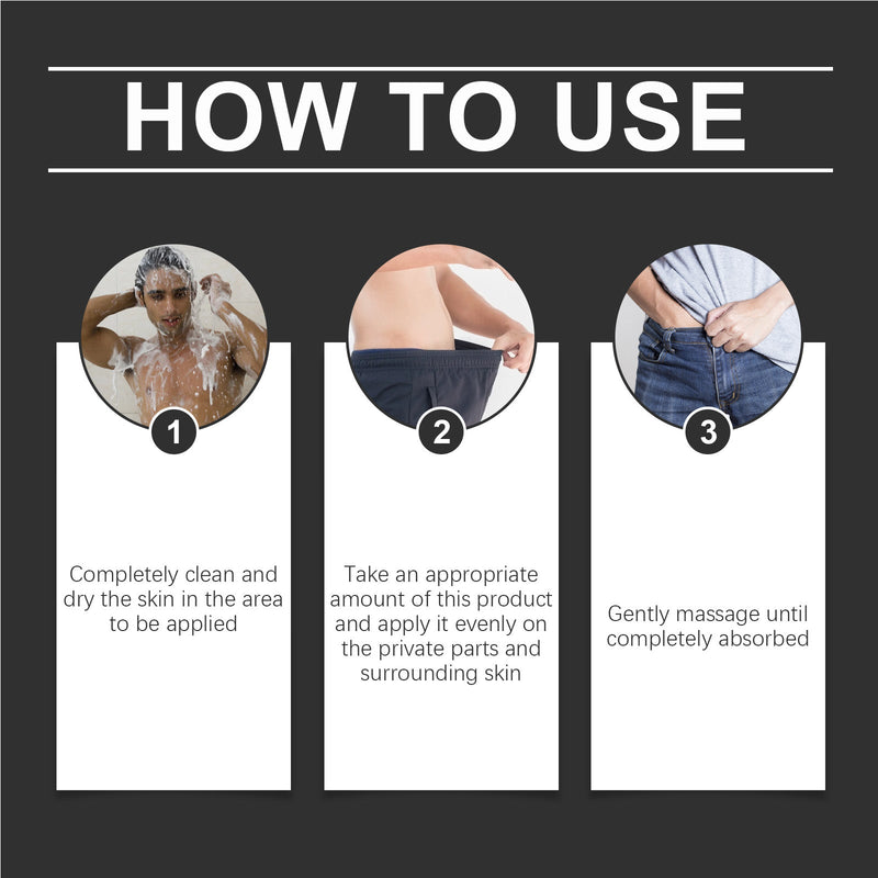 Men's Body Care Cream, Men's Endurance Enhancement Body Massage Strong Vitality Care Cream