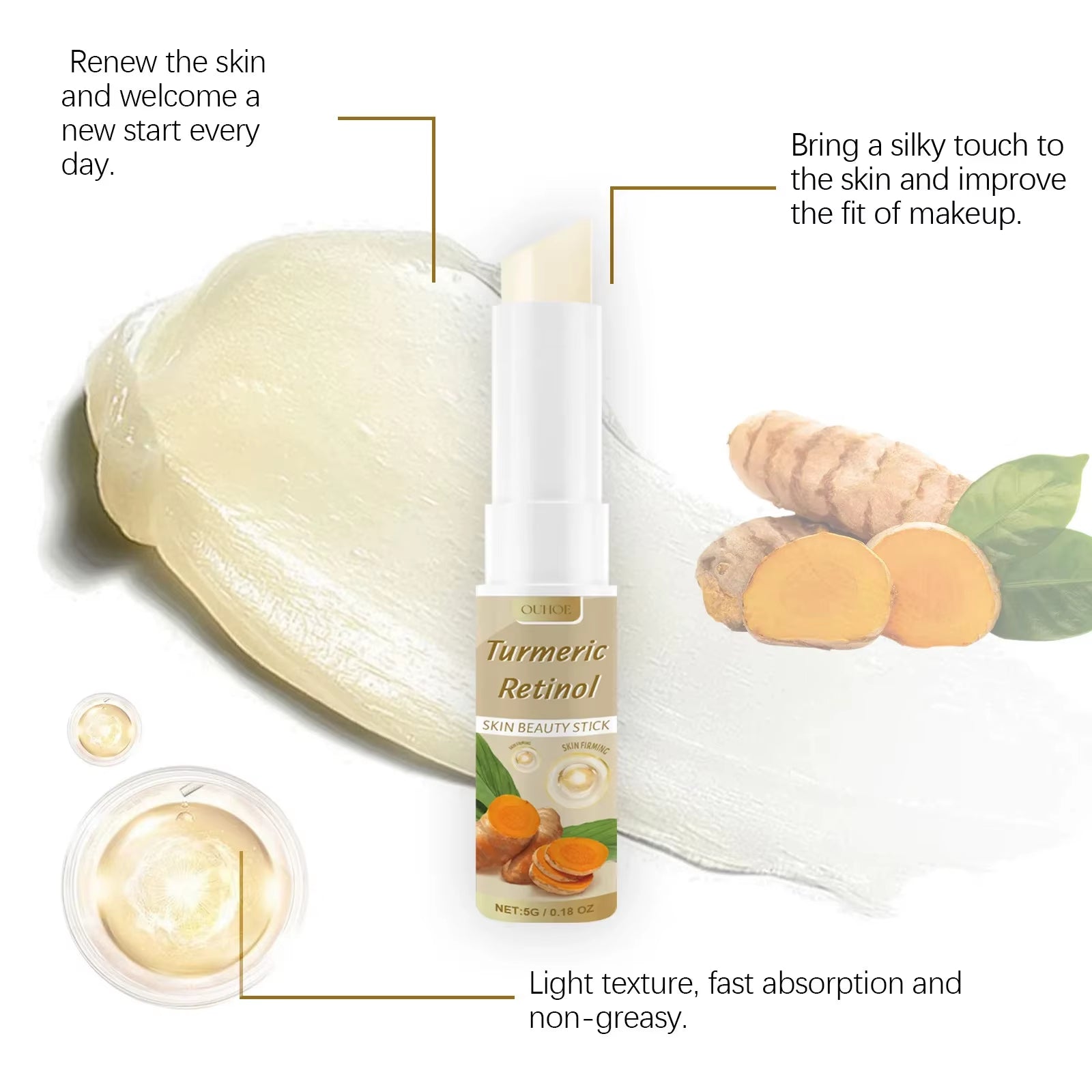 Instant Wrinkle Removal Multi Bounce Balm Facial Tightening Moisturizing Korean Anti-Wrinkle Balm Stick Cream Skin Care Products