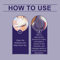 OceAura Hip Care Cream Lightens Wrinkles, Softens, Improves Hip Elasticity, Moisturizes And Nourishes Hip Massage