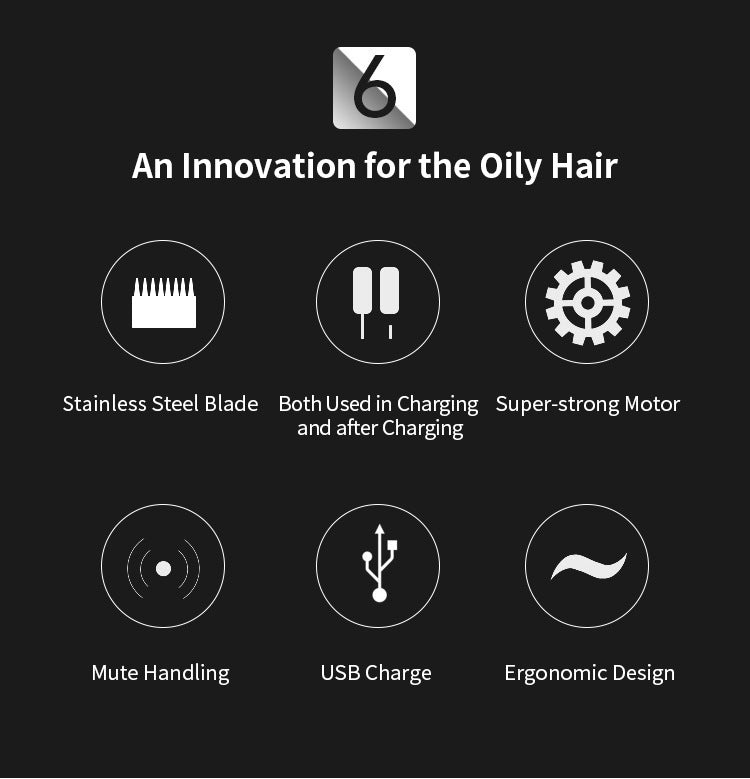 Cross-Border Hair Clippers, American Electric Hair Clippers, Electric Hair Clippers, Oil Head Engraved Hair Shavers, Bald Hair Clippers