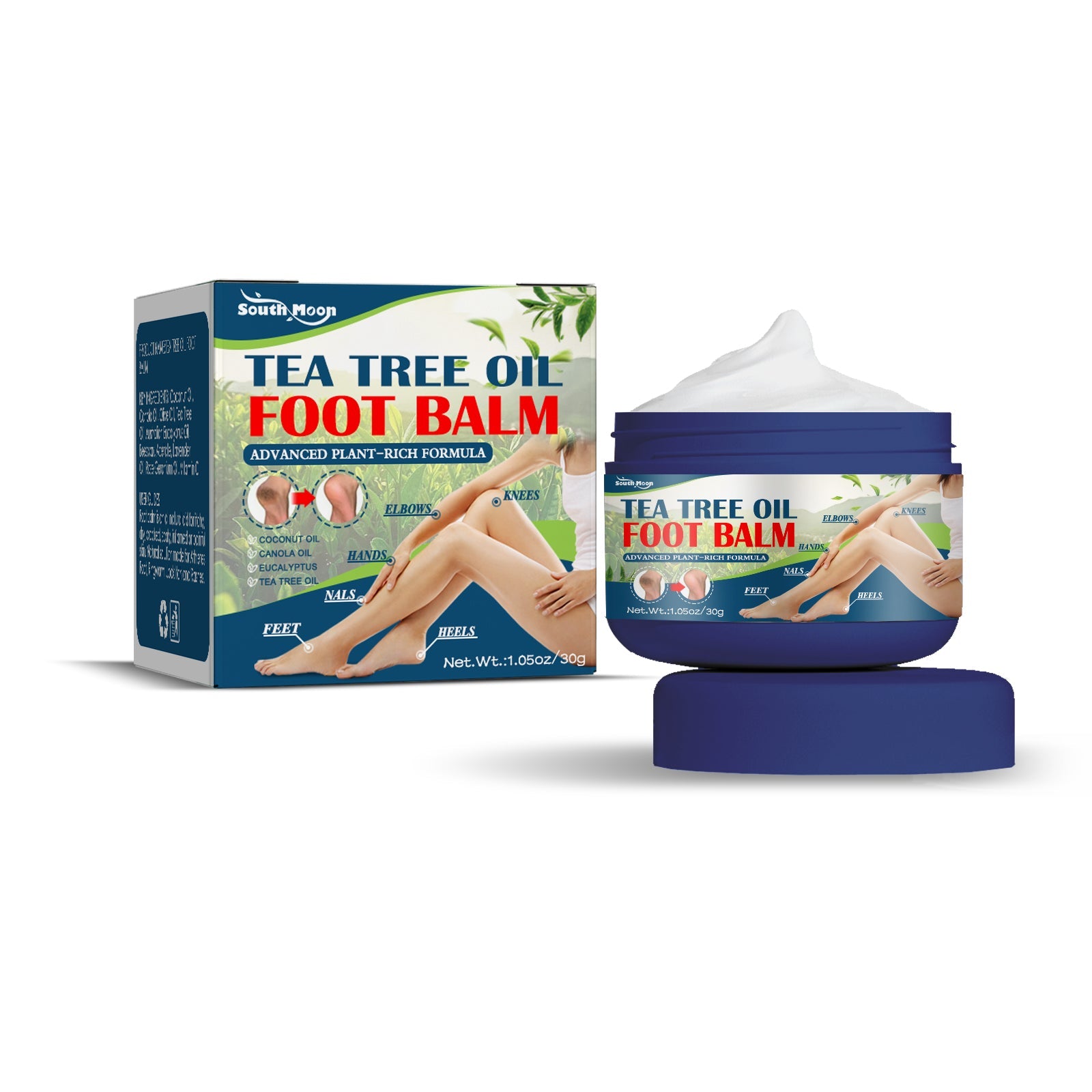 South Moon Urea Hand And Foot Cream, Anti-Crack Peeling Repair Skin Crack Dry Moisturizing Skin Soothes Skin
